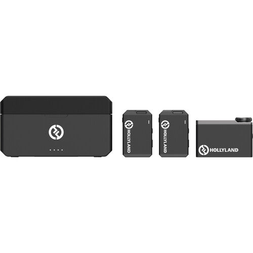 Hollyland LARK MAX Duo 2-Person Wireless Microphone System (2.4 GHz, Black) Hollyland LARK MAX Duo 2-Person Wireless Microphone System (2.4 GHz, Black)